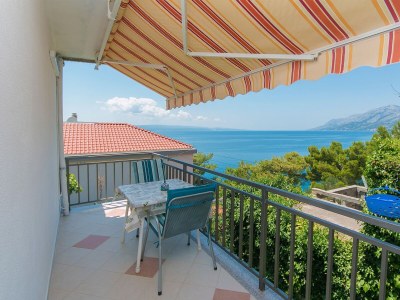 Apartment Studio flat with balcony and sea view Brela, Makarska AS-20778-c - Outdoor photo 10