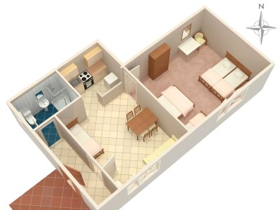 Apartment One bedroom apartment with terrace Prigradica, Korčula A-193-c - Outdoor photo 25