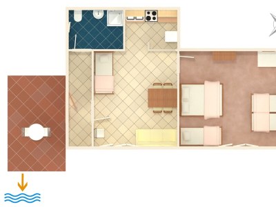 Apartment One bedroom apartment with terrace Prigradica, Korčula A-193-c - Outdoor photo 27