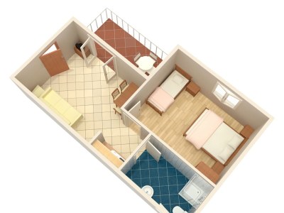 Apartment One bedroom apartment with balcony and sea view Punta križa, Cres A-383-a - Outdoor photo 22