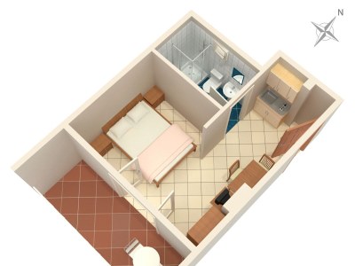 Apartment Studio flat with terrace and sea view Punta križa, Cres AS-383-b - Outdoor photo 19