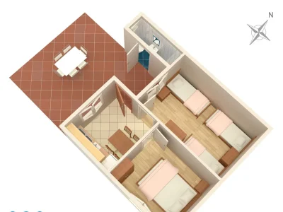 Apartment Two bedroom apartment near beach Lavdara, Dugi otok A-433-b - Outdoor photo 25