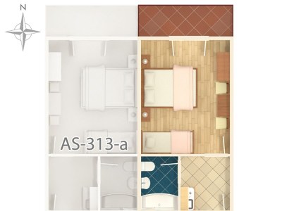 Apartment Studio flat with terrace and sea view Podaca, Makarska AS-313-b - Outdoor photo 27