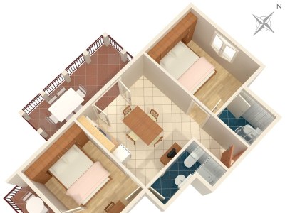 Apartment Two bedroom apartment with terrace and sea view Orebić, Pelješac A-275-d - Outdoor photo 29