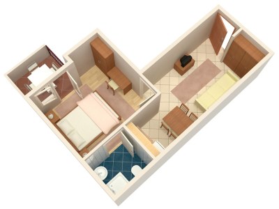 Apartment One bedroom apartment with terrace and sea view Baška Voda, Makarska A-301-a - Outdoor photo 18