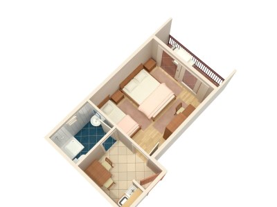 Apartment Studio flat with balcony and sea view Baška Voda, Makarska AS-301-a - Outdoor photo 17