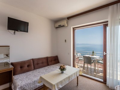Apartment Studio flat with balcony and sea view Baška Voda, Makarska AS-301-b - Outdoor photo 6