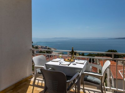 Apartment Studio flat with balcony and sea view Baška Voda, Makarska AS-301-b - Outdoor photo 11