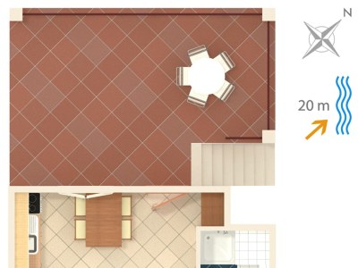 Apartment One bedroom apartment near beach Luka Dubrava, Pelješac A-284-c - Outdoor photo 25