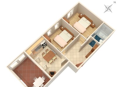 Apartment Two bedroom apartment with terrace Povljana, Pag A-244-c - Outdoor photo 26