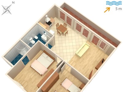 Apartment Two bedroom apartment near beach Tkon, Pašman A-686-b - Outdoor photo 29