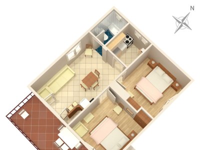 Apartment Two bedroom apartment with terrace and sea view Zavala, Hvar A-594-b - Outdoor photo 32