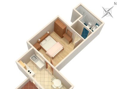 Apartment One bedroom apartment with terrace and sea view Medveja, Opatija A-2305-c - Outdoor photo 32