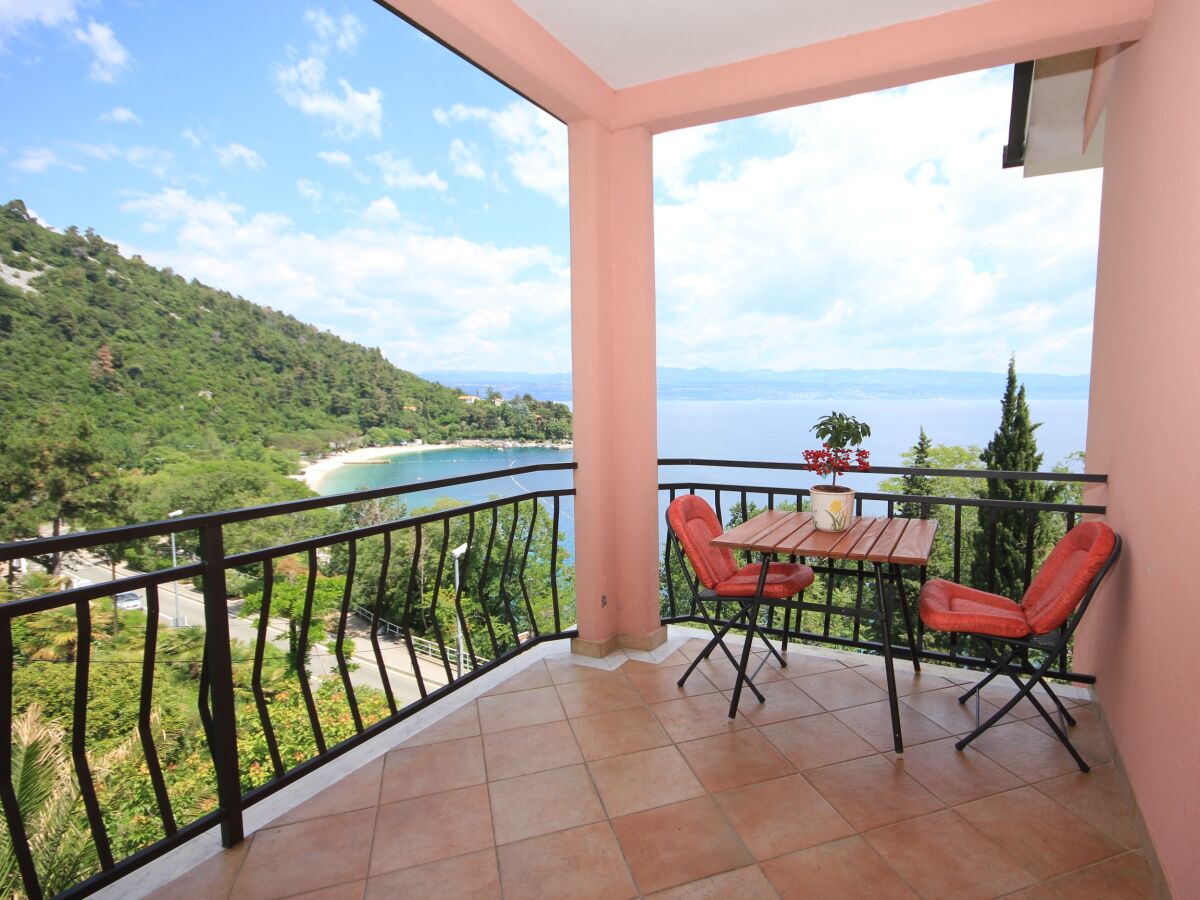 Holiday room with terrace and sea view Medveja, Opatija S-2305-b