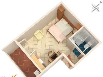 Apartment Studio flat near beach Medići, Omiš AS-1047-d - Outdoor photo 35