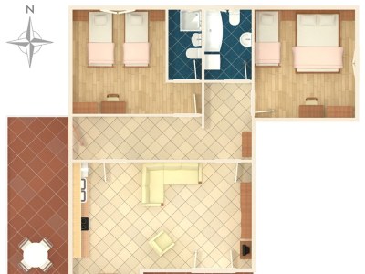 Apartment Two bedroom apartment with terrace Vodice A-928-a - Outdoor photo 35