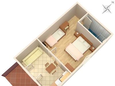 Apartment One bedroom apartment with terrace Vodice A-928-b - Outdoor photo 21