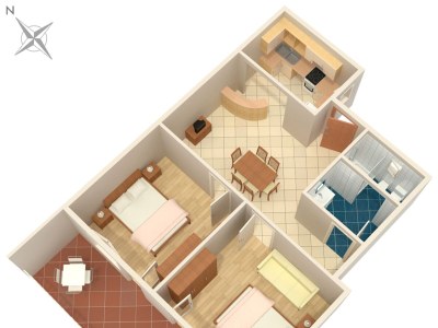 Apartment Two bedroom apartment with terrace and sea view Dramalj, Crikvenica A-2387-a - Outdoor photo 26