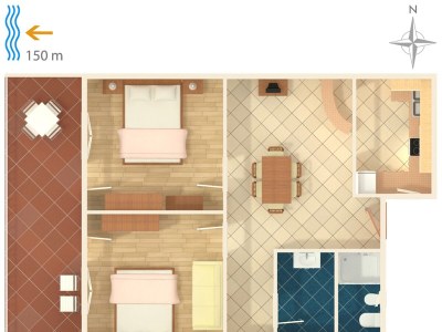 Apartment Two bedroom apartment with terrace and sea view Dramalj, Crikvenica A-2387-a - Outdoor photo 28