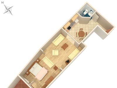 Apartment Studio flat with terrace and sea view Dramalj, Crikvenica AS-2387-a - Outdoor photo 21