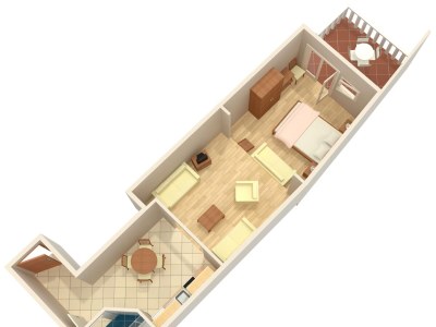 Apartment Studio flat with terrace and sea view Dramalj, Crikvenica AS-2387-a - Outdoor photo 22