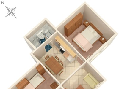 Apartment Two bedroom apartment with terrace Njivice, Krk A-2391-b - Outdoor photo 35