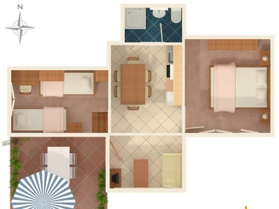 Apartment Two bedroom apartment with terrace Njivice, Krk A-2391-b - Outdoor photo 37