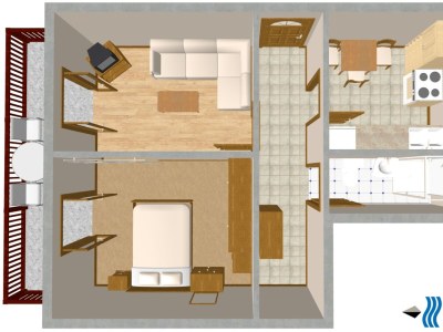 Apartment One bedroom apartment with balcony and sea view Novi Vinodolski A-2419-a - Outdoor photo 51