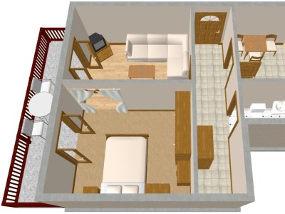 Apartment One bedroom apartment with balcony and sea view Novi Vinodolski A-2419-a - Outdoor photo 53