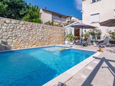 Apartment Two bedroom apartment with terrace and sea view Novi Vinodolski A-2419-b - Outdoor photo 6