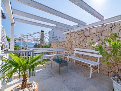 Apartment Two bedroom apartment with terrace and sea view Novi Vinodolski A-2419-c - Outdoor photo 15