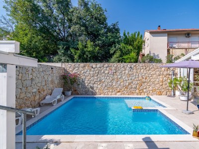 Apartment Studio flat with terrace and sea view Novi Vinodolski AS-2419-b - Outdoor photo 5