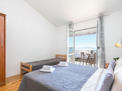 Apartment Two bedroom apartment with balcony and sea view Živogošće - Blato, Makarska A-22253-h - Outdoor photo 16