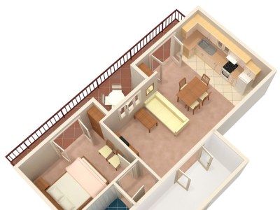 Apartment One bedroom apartment near beach Živogošće - Mala Duba, Makarska A-2603-a - Outdoor photo 25