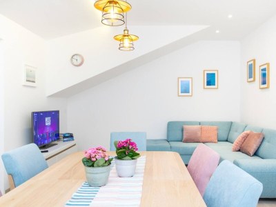 Holiday house Comfortable and spacious house with terrace and sea view Plano, Trogir K-21403 - Outdoor photo 17