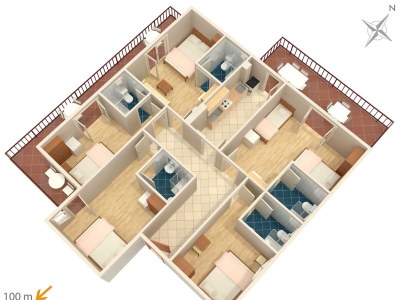 Apartment Comfortable and spacious apartment with terrace Podaca, Makarska A-516-a - Outdoor photo 47