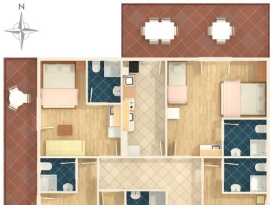 Apartment Comfortable and spacious apartment with terrace Podaca, Makarska A-516-a - Outdoor photo 49