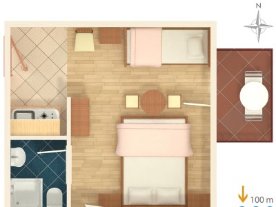 Apartment Studio flat with balcony Podaca, Makarska AS-516-b - Outdoor photo 16