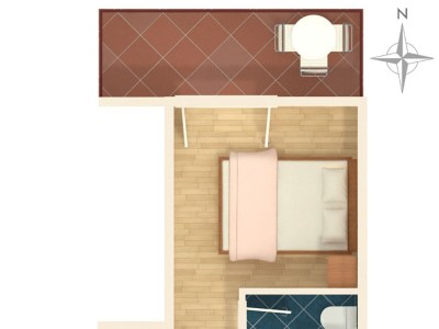 Apartment Studio flat with balcony and sea view Podaca, Makarska AS-516-c - Outdoor photo 16