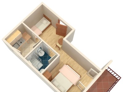 Apartment Studio flat with balcony and sea view Podaca, Makarska AS-516-c - Outdoor photo 17