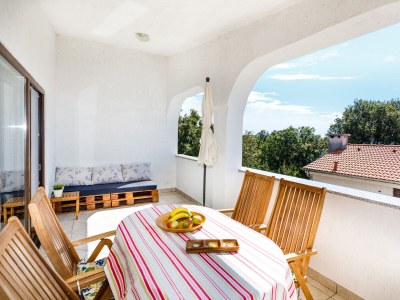 Apartment Two bedroom apartment with terrace and sea view Pinezići, Krk A-24610-a - Outdoor photo 16