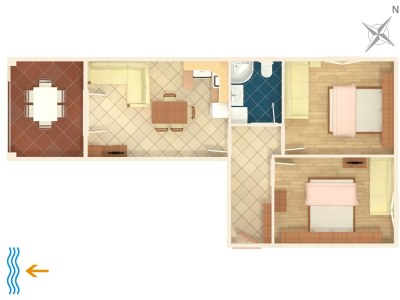 Apartment Two bedroom apartment near beach Tučepi, Makarska A-2694-a - Outdoor photo 25