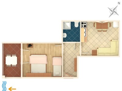 Apartment One bedroom apartment near beach Tučepi, Makarska A-2694-b - Outdoor photo 16