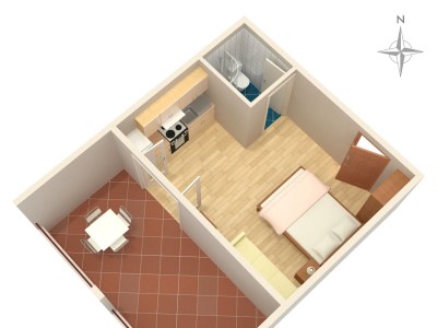 Apartment Studio flat near beach Tučepi, Makarska AS-2694-a - Outdoor photo 16