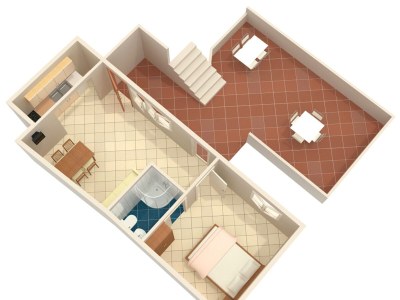 Apartment One bedroom apartment with terrace and sea view Podgora, Makarska A-2714-b - Outdoor photo 16