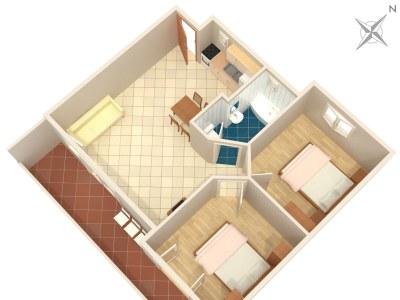 Apartment Two bedroom apartment with terrace and sea view Podgora, Makarska A-2714-c - Outdoor photo 18