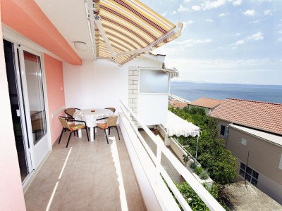 Apartment One bedroom apartment with balcony and sea view Podgora, Makarska A-2714-d - Outdoor photo 11