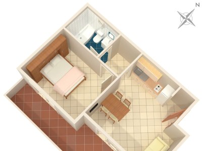 Apartment One bedroom apartment with balcony and sea view Podgora, Makarska A-2714-d - Outdoor photo 12