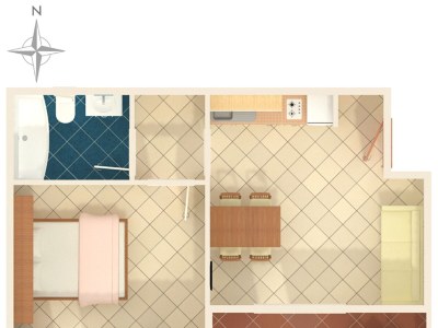 Apartment One bedroom apartment with balcony and sea view Podgora, Makarska A-2714-d - Outdoor photo 14