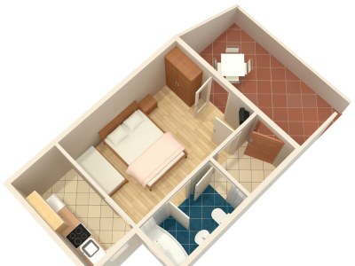 Apartment Studio flat with terrace and sea view Podgora, Makarska AS-2714-a - Outdoor photo 13